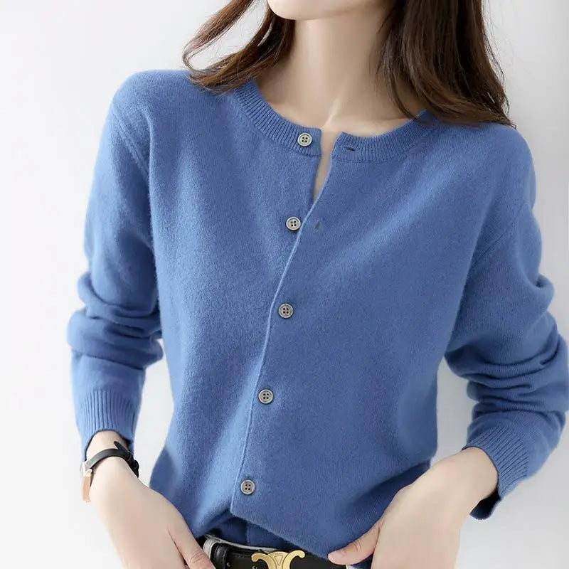 Cashmere Cardigan Soft Knit for Spring and Autumn