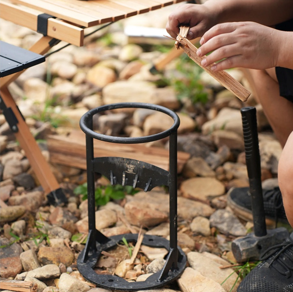 Cast Iron Wood Splitter for Home and Cabin
