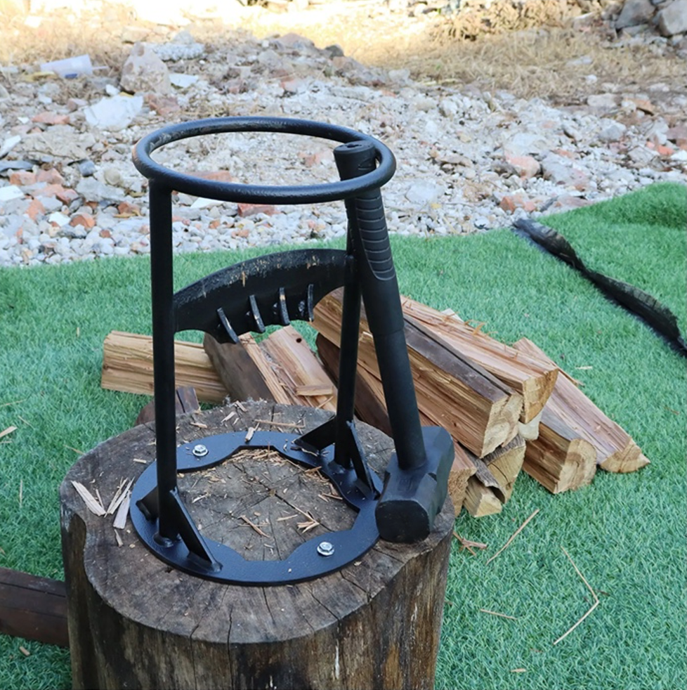 Cast Iron Wood Splitter for Home and Cabin