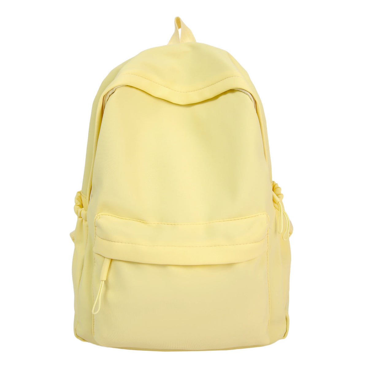 Casual Backpack with Flexible Side Pockets and Organized Compartments