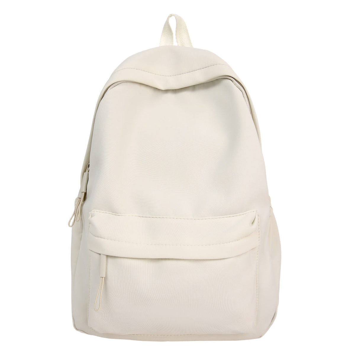 Casual Backpack with Flexible Side Pockets and Organized Compartments