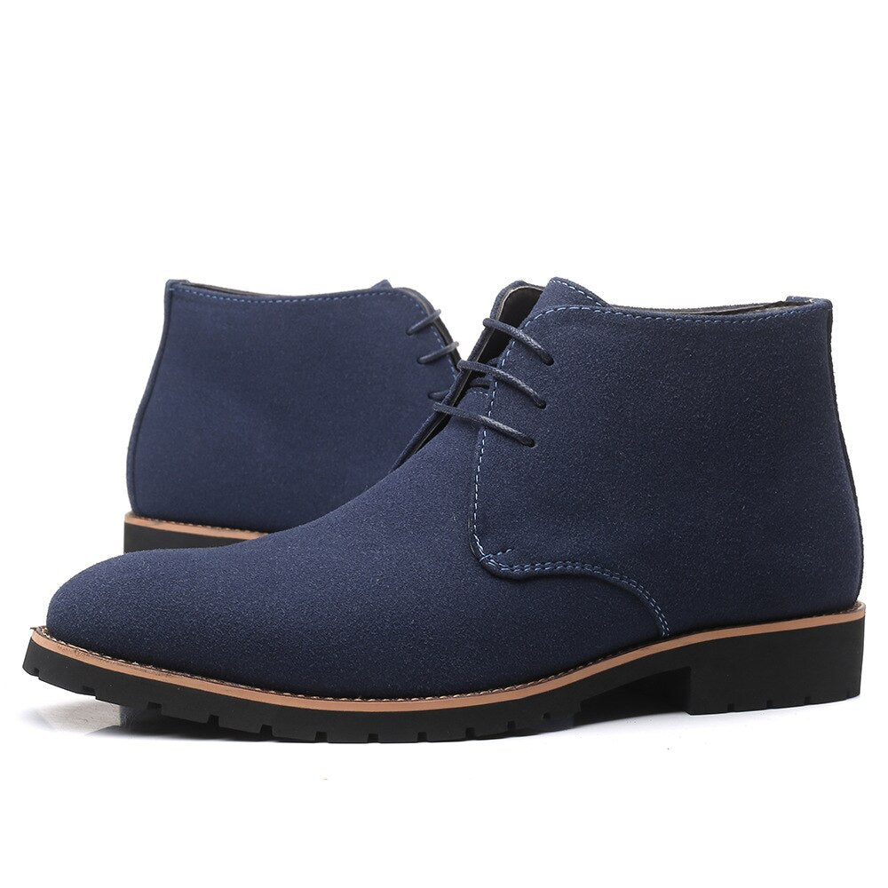 Casual Lace-Up Ankle Boots