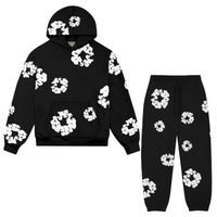 Casual Unisex Tracksuit with Hoodie and Pants