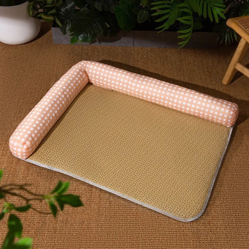 Cat Cooling Mat with Raised Rim