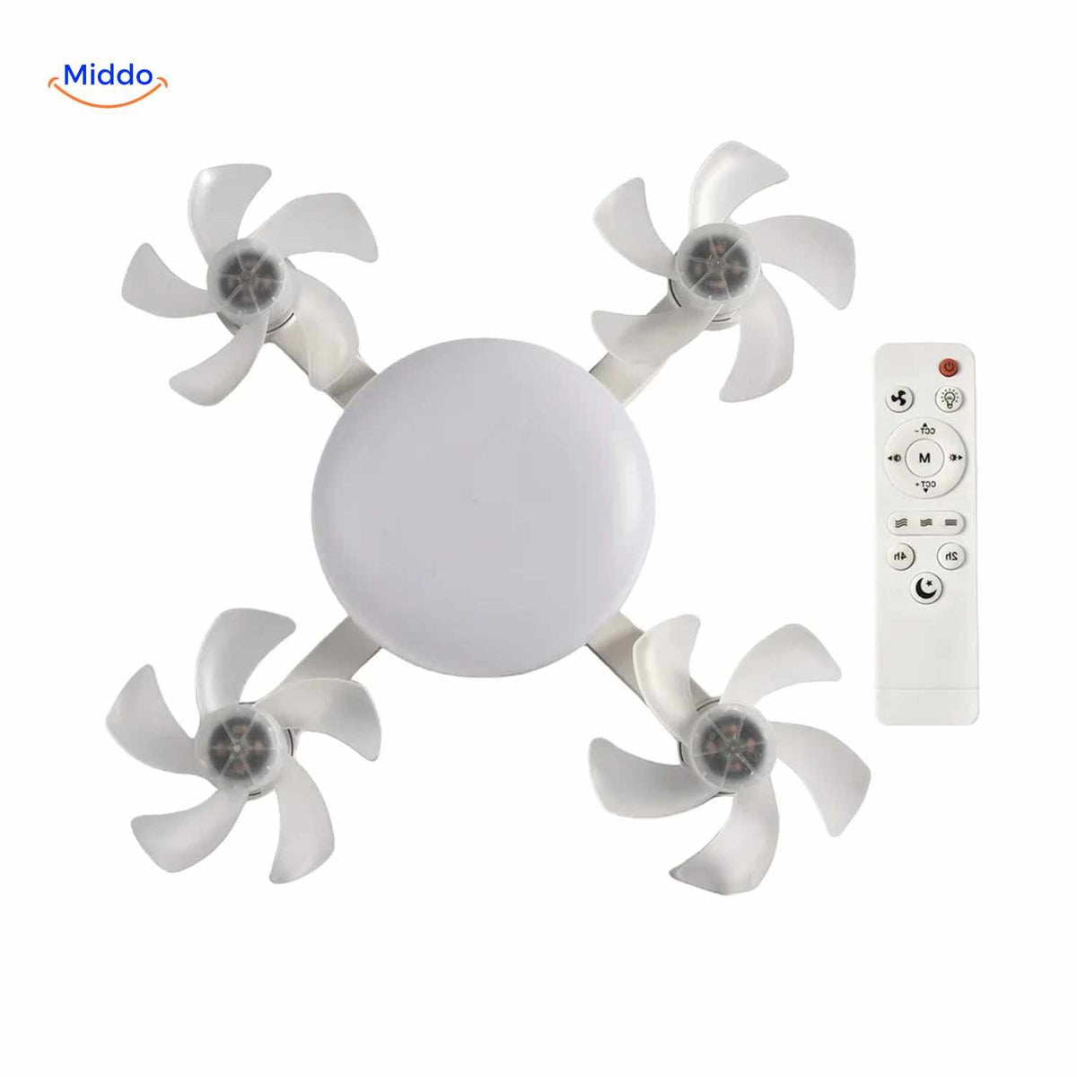 Ceiling Fan with Light | LED, E27 Socket & Stylish Ceiling Design