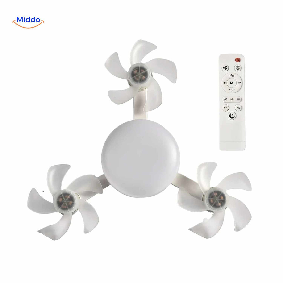 Ceiling Fan with Light | LED, E27 Socket & Stylish Ceiling Design