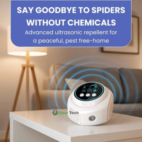 Chemical-Free Plug-In Ultrasonic Spider Repeller