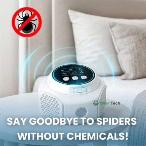 Chemical-Free Plug-In Ultrasonic Spider Repeller