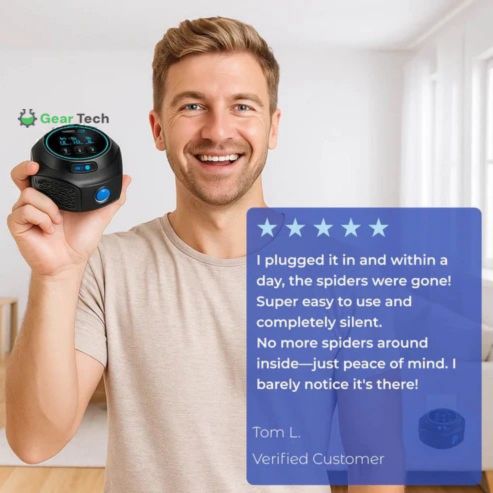 Chemical-Free Plug-In Ultrasonic Spider Repeller