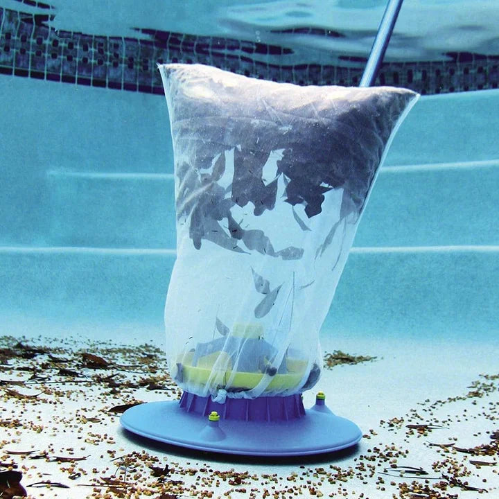 Chemical-Free Pool Vacuum Cleaner with Powerful Hose Suction for Leaves, Dirt & Debris