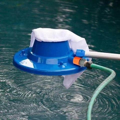 Chemical-Free Pool Vacuum Cleaner with Powerful Hose Suction for Leaves, Dirt & Debris
