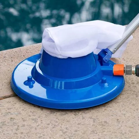 Chemical-Free Pool Vacuum Cleaner with Powerful Hose Suction for Leaves, Dirt & Debris