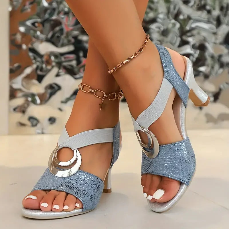 Chic High-Heel Sandals