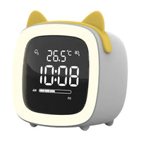 Children's Alarm Clock with Night Light and Cute Animal Design