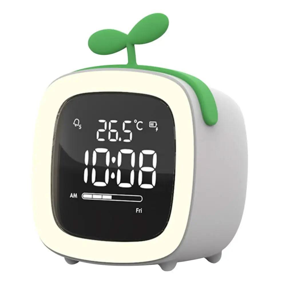 Children's Alarm Clock with Night Light and Cute Animal Design