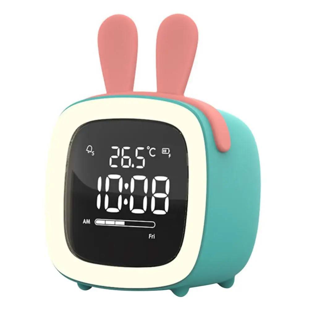 Children's Alarm Clock with Night Light and Cute Animal Design