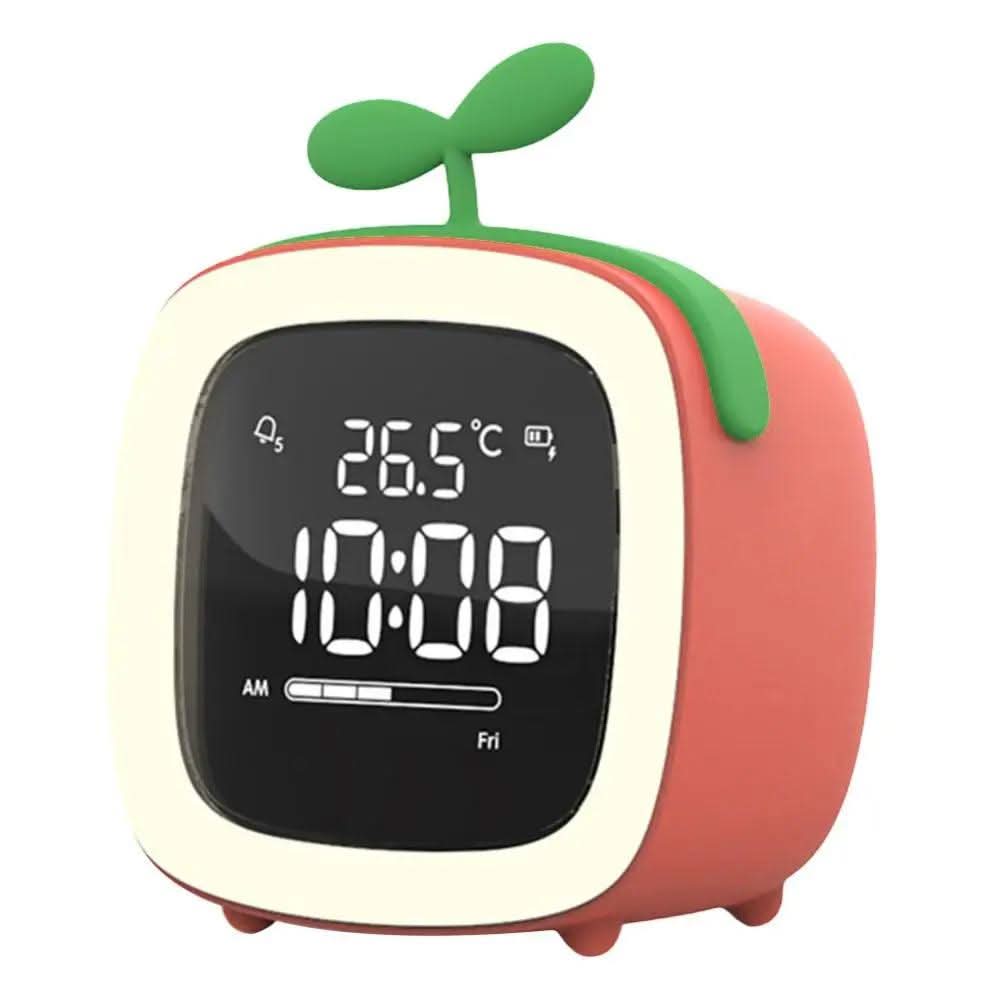Children's Alarm Clock with Night Light and Cute Animal Design