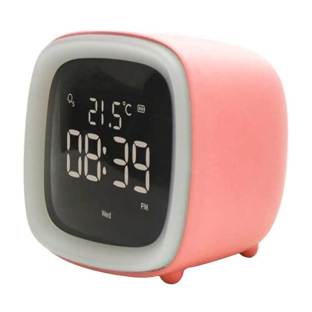 Children's Alarm Clock with Night Light and Cute Animal Design
