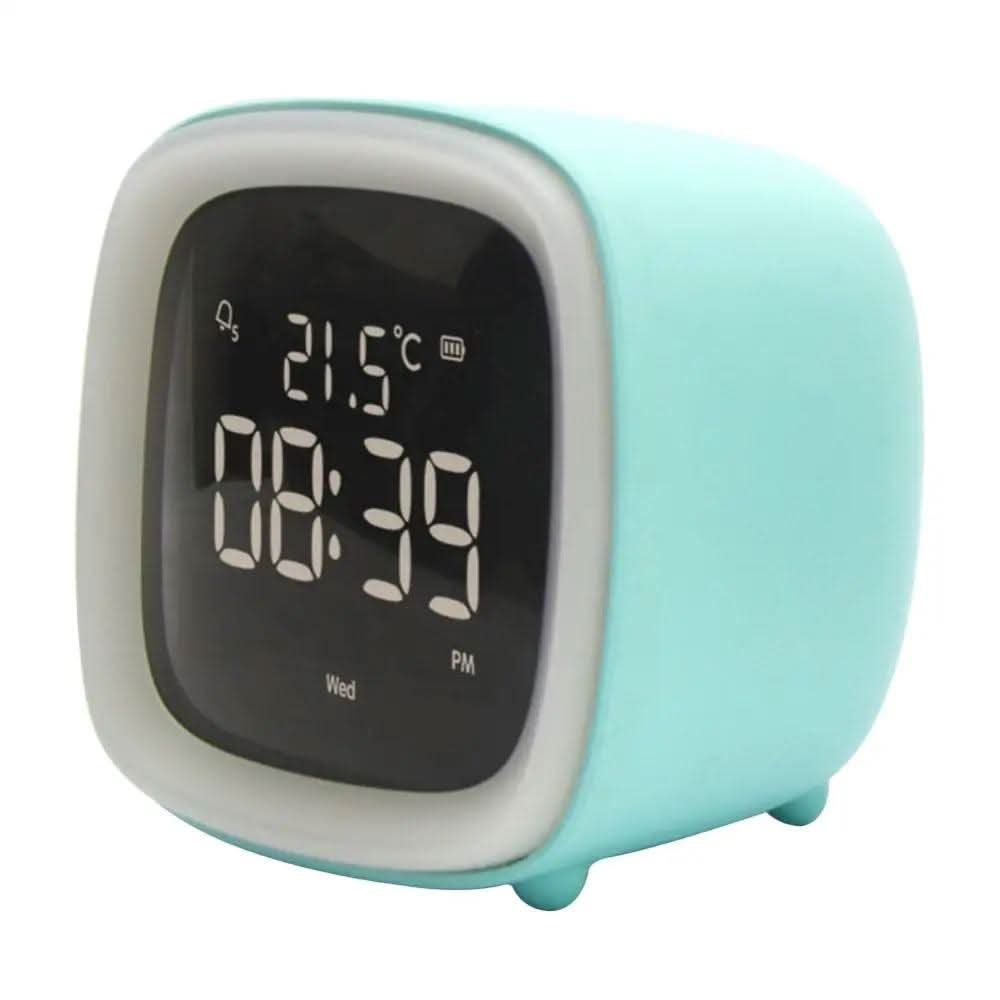 Children's Alarm Clock with Night Light and Cute Animal Design