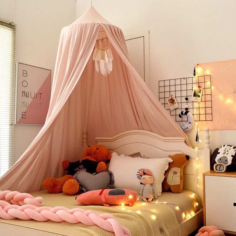 Children's Blackout Bed Canopy with Light-Blocking Feature