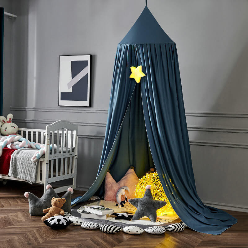 Children's Blackout Bed Canopy with Light-Blocking Feature