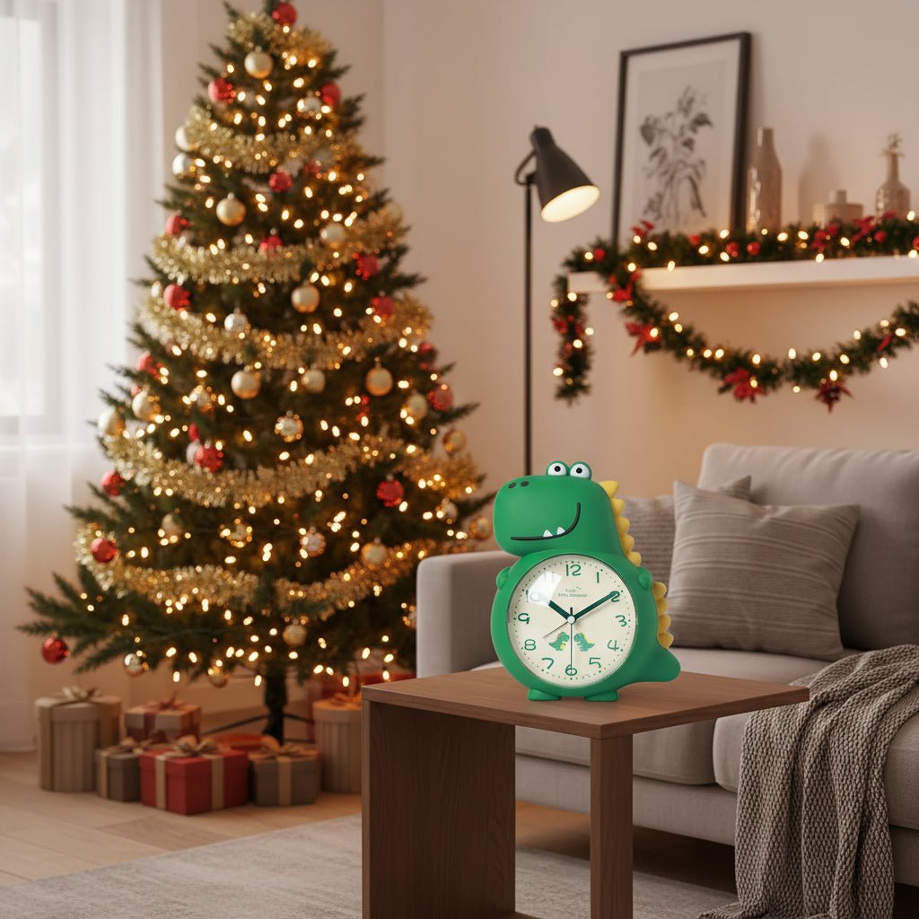 Children's Dinosaur Alarm Clock with Gentle Wake-Up Light