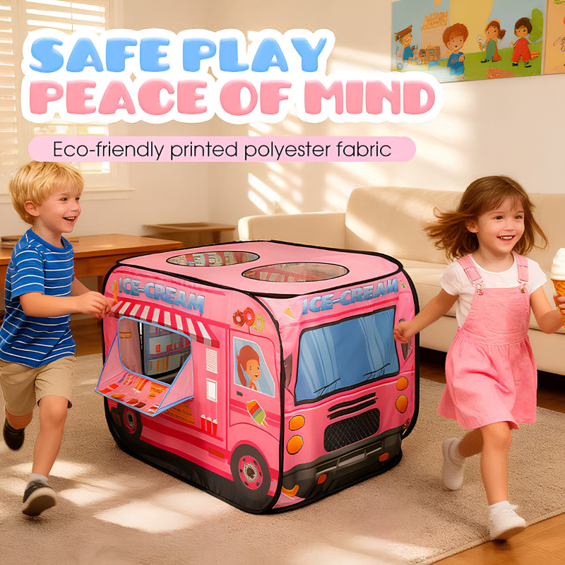 Children's Foldable Vehicle-Shaped Play Tent
