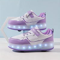 Children's Light-Up Roller Shoes