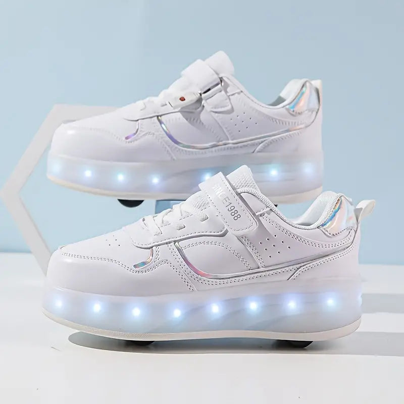 Children's Light-Up Roller Shoes