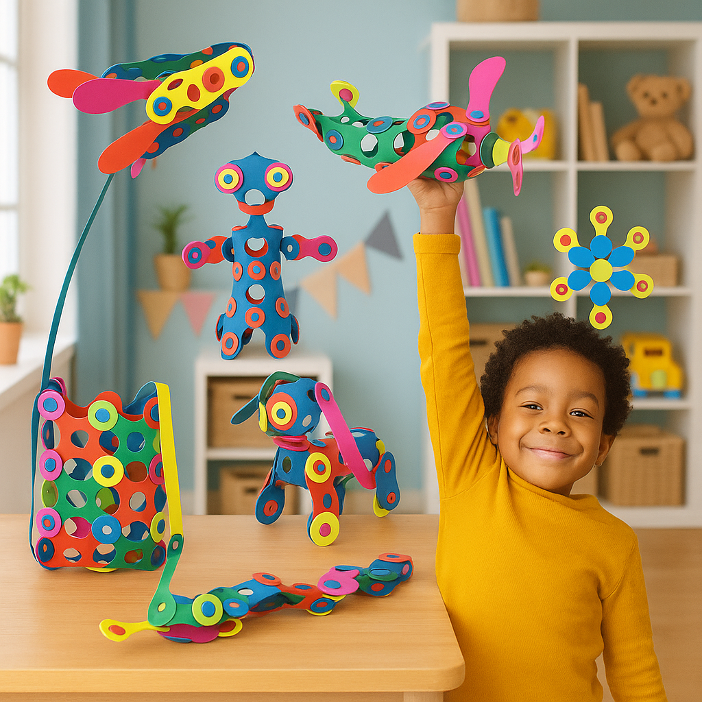 Children's Magnetic Building Blocks STEM Toys