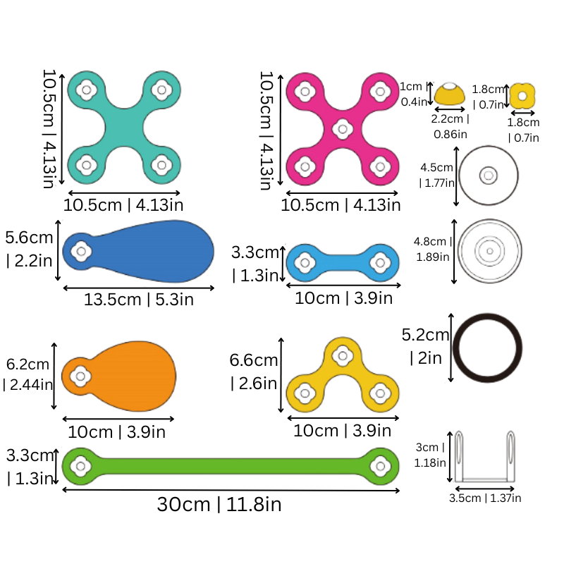 Children's Magnetic Building Blocks STEM Toys