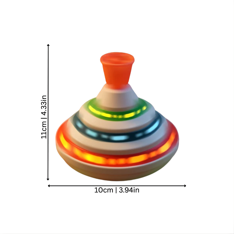 Children's Musical Light-Up Spinning Top Sensory Toy