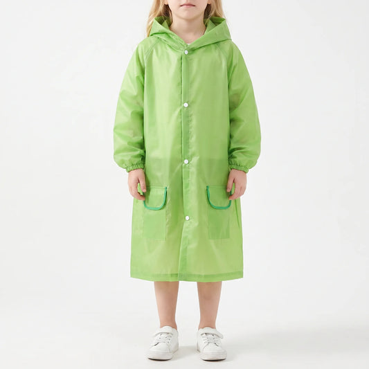 Children's Raincoat With Animal Hood