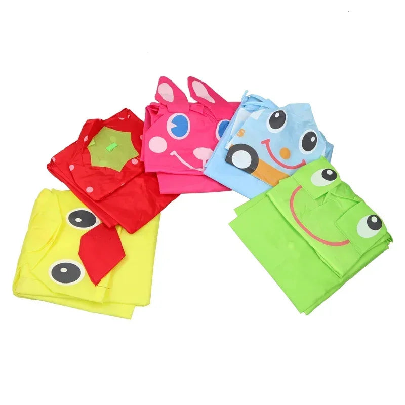Children's Raincoat With Animal Hood