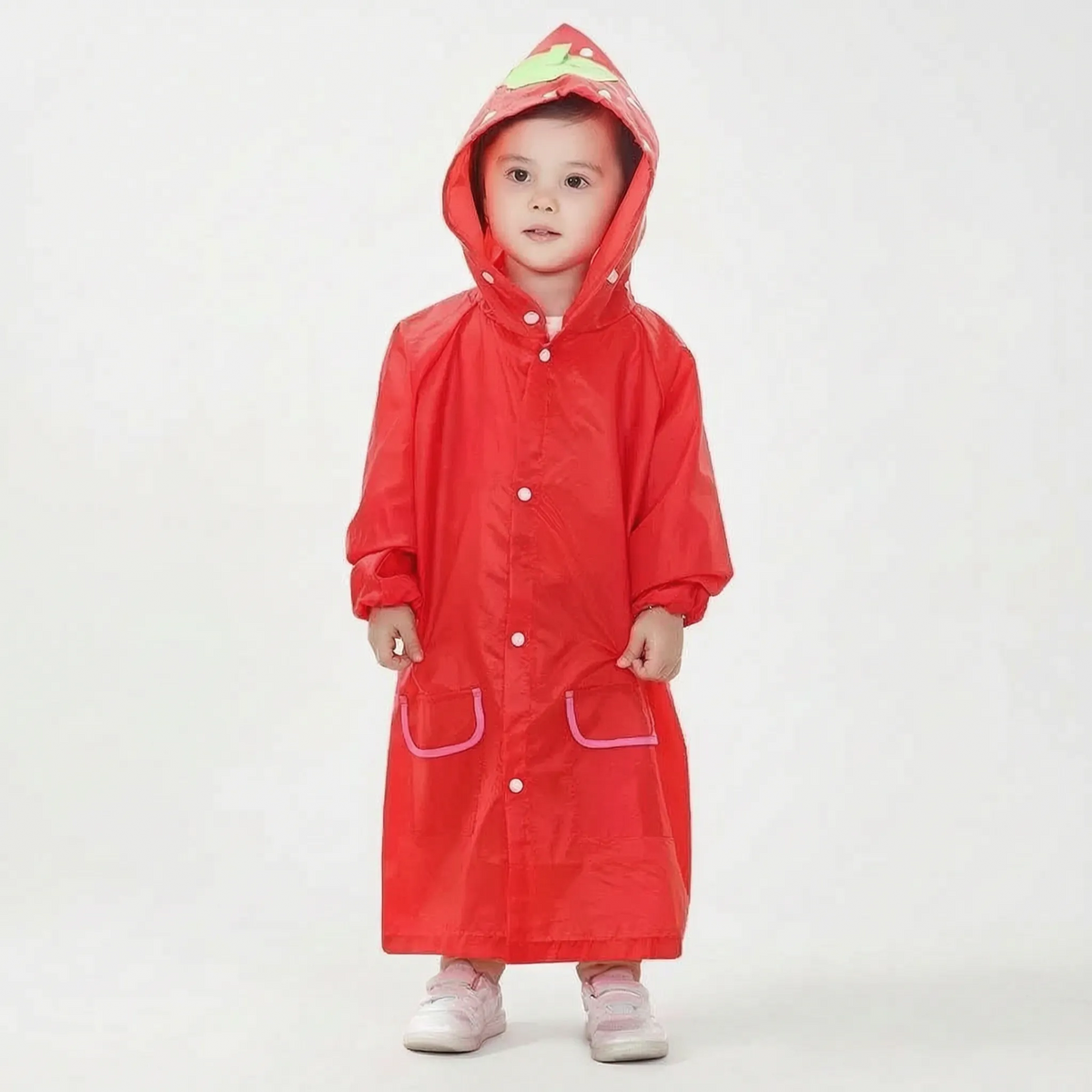 Children's Raincoat With Animal Hood