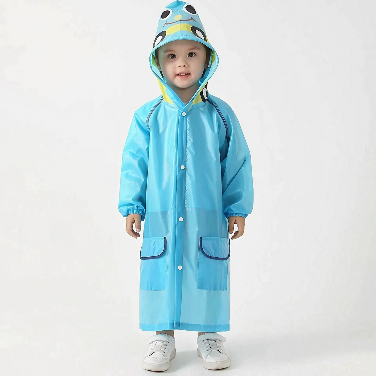 Children's Raincoat With Animal Hood