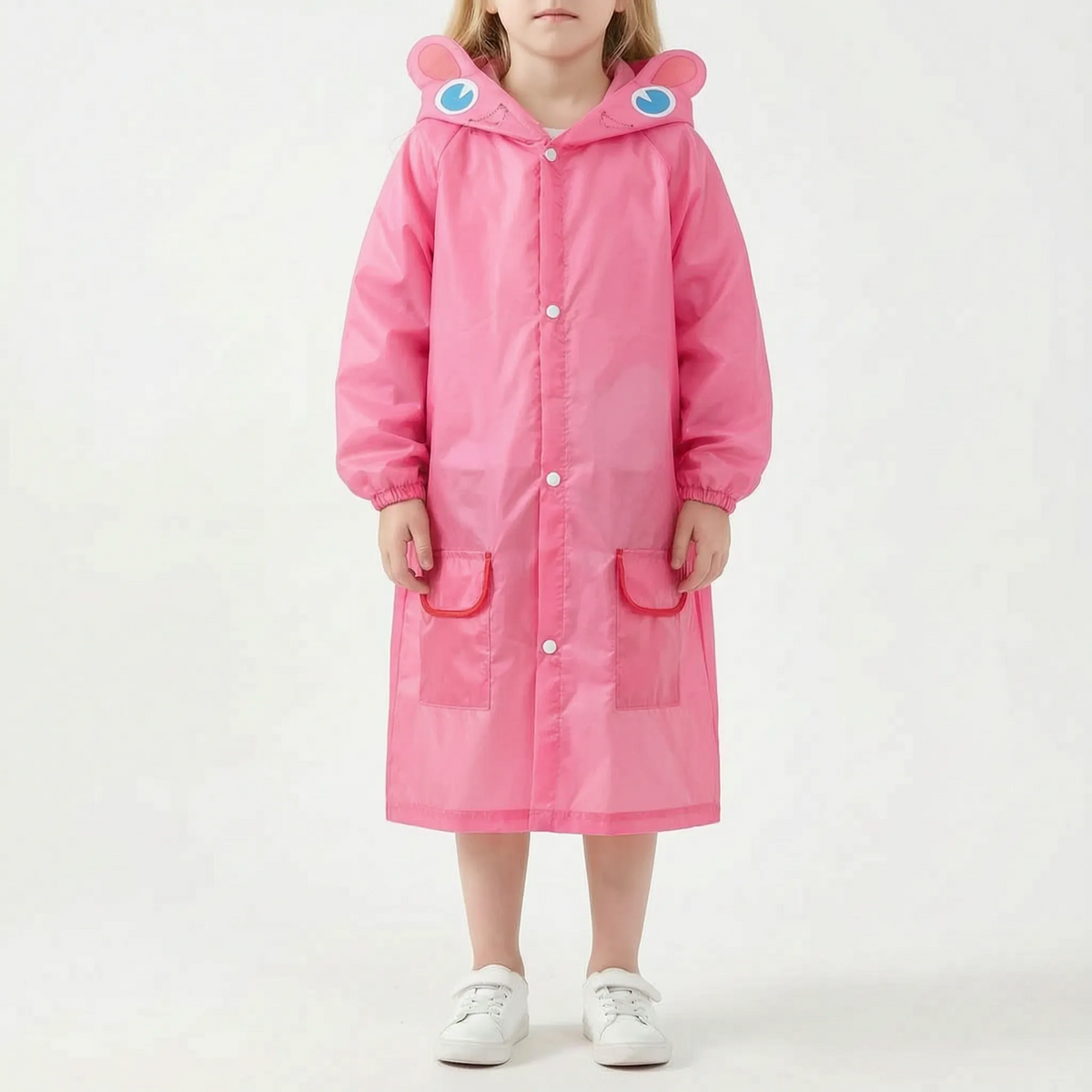 Children's Raincoat With Animal Hood