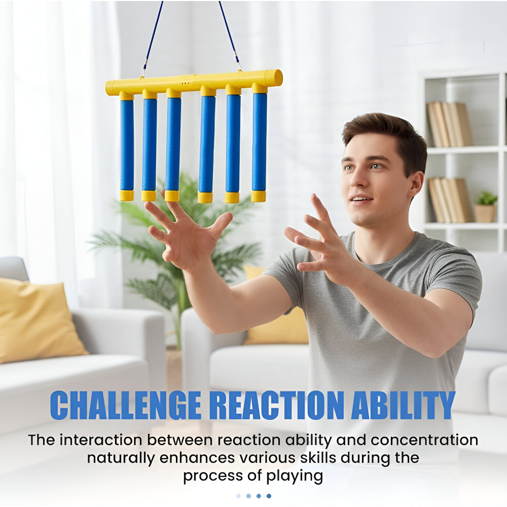 Children's Reflex Game and Falling Stick Reaction Trainer