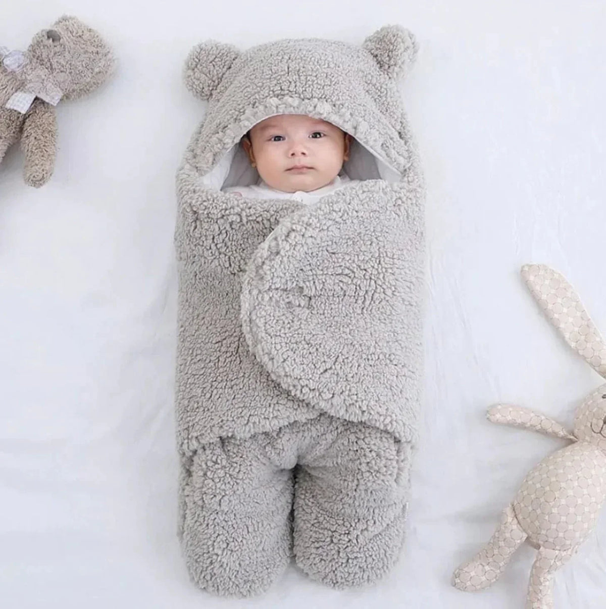 Children's Sleeping Bag – Winter Teddy Bear Fleece Blanket