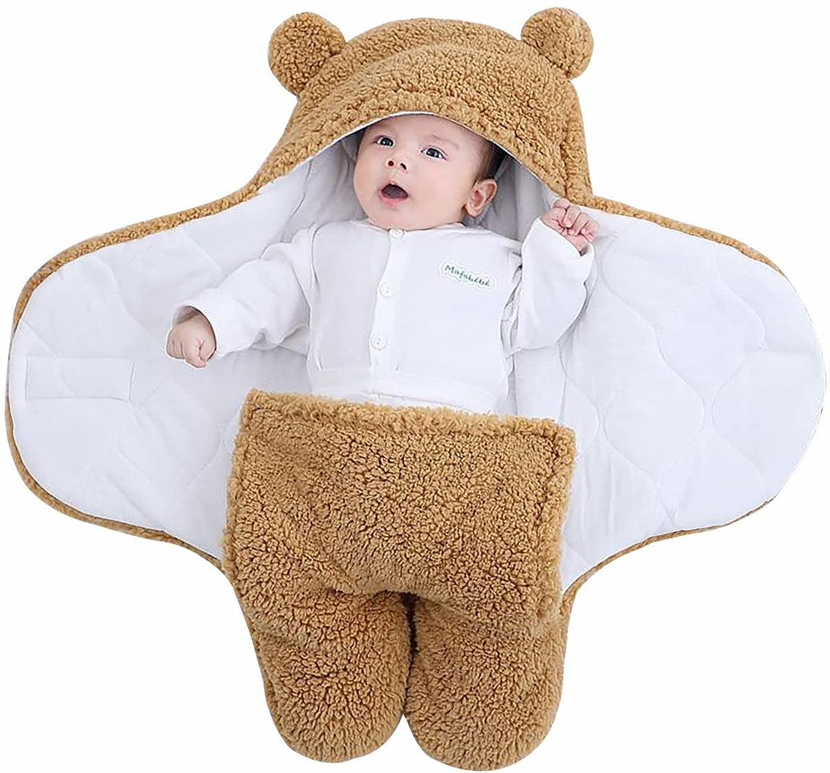 Children's Sleeping Bag – Winter Teddy Bear Fleece Blanket