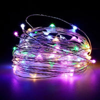 Christmas Copper Wire String Lights with USB Remote Control