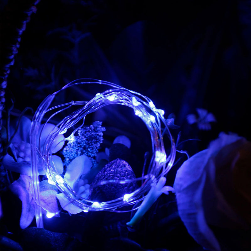 Christmas Copper Wire String Lights with USB Remote Control