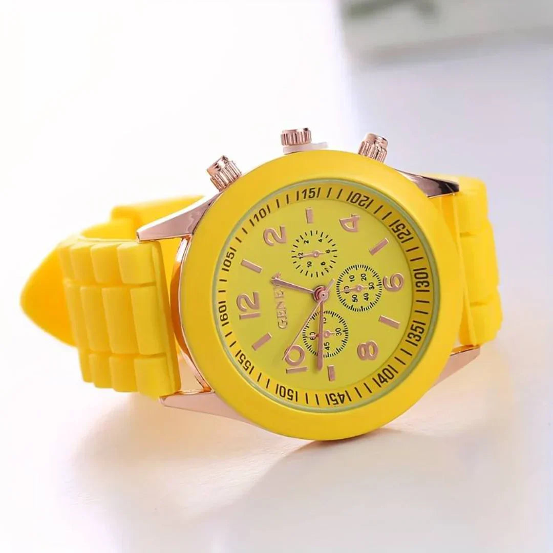 Classic Casual Silicone Quartz Watch