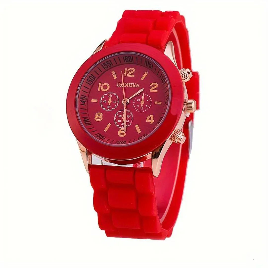 Classic Casual Silicone Quartz Watch