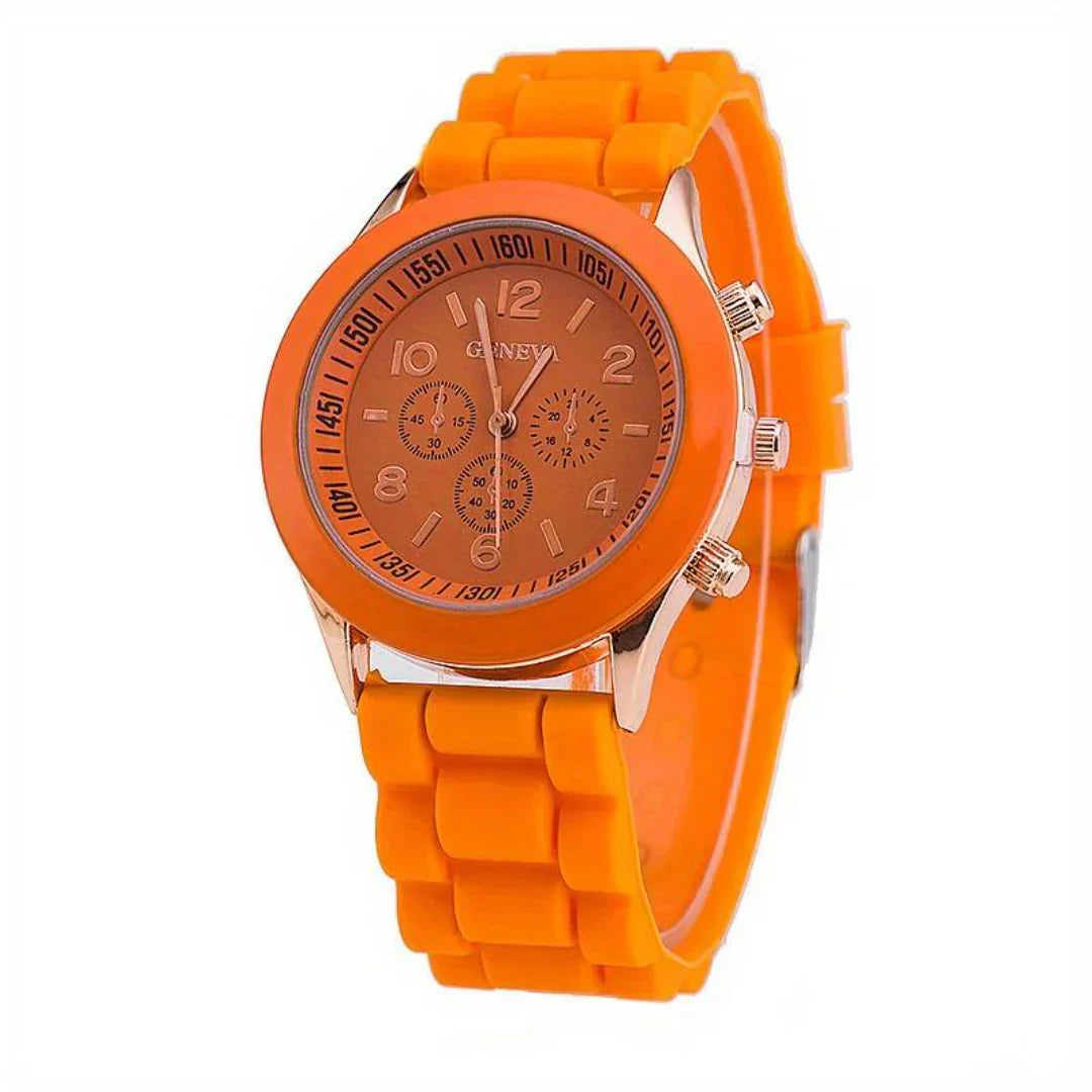 Classic Casual Silicone Quartz Watch