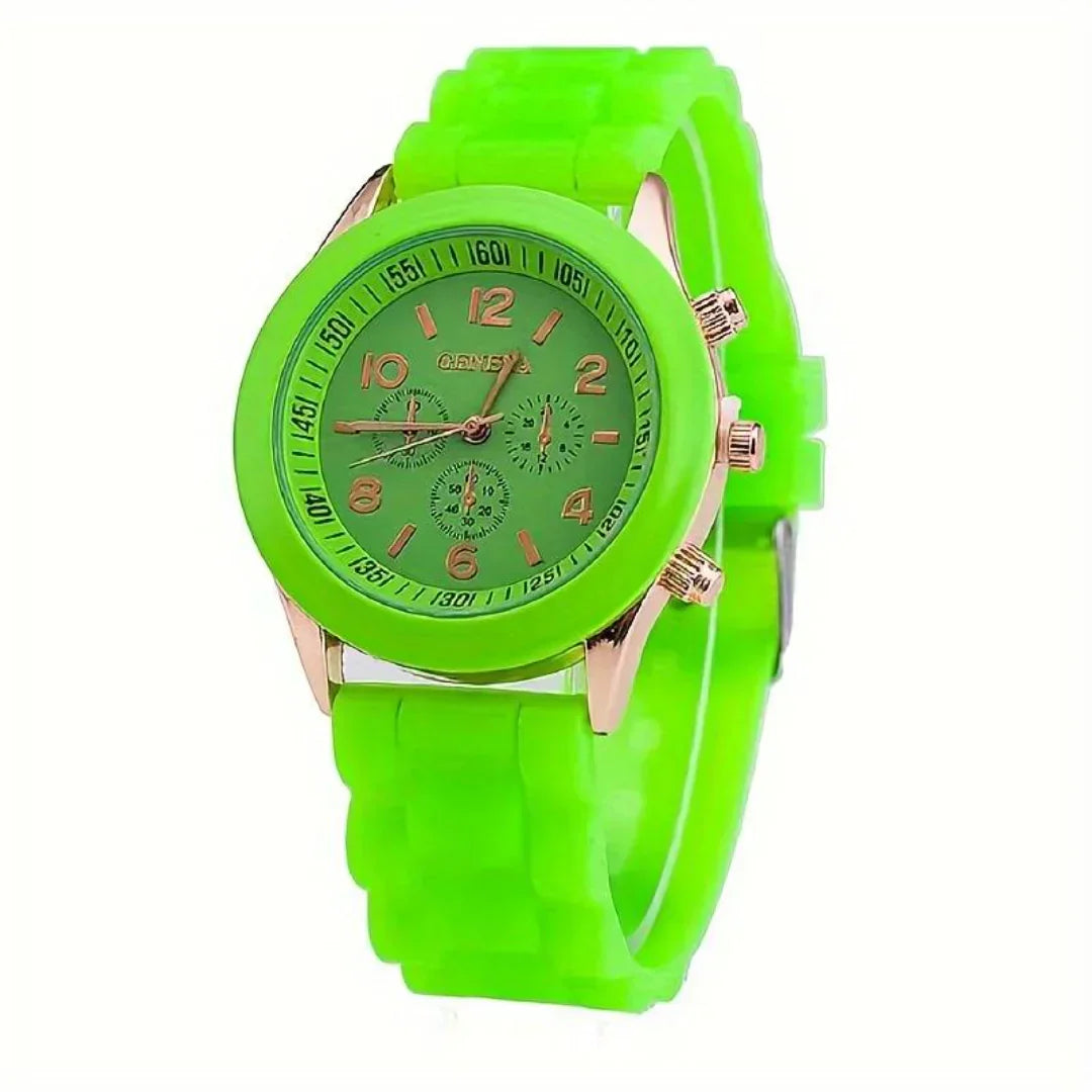 Classic Casual Silicone Quartz Watch