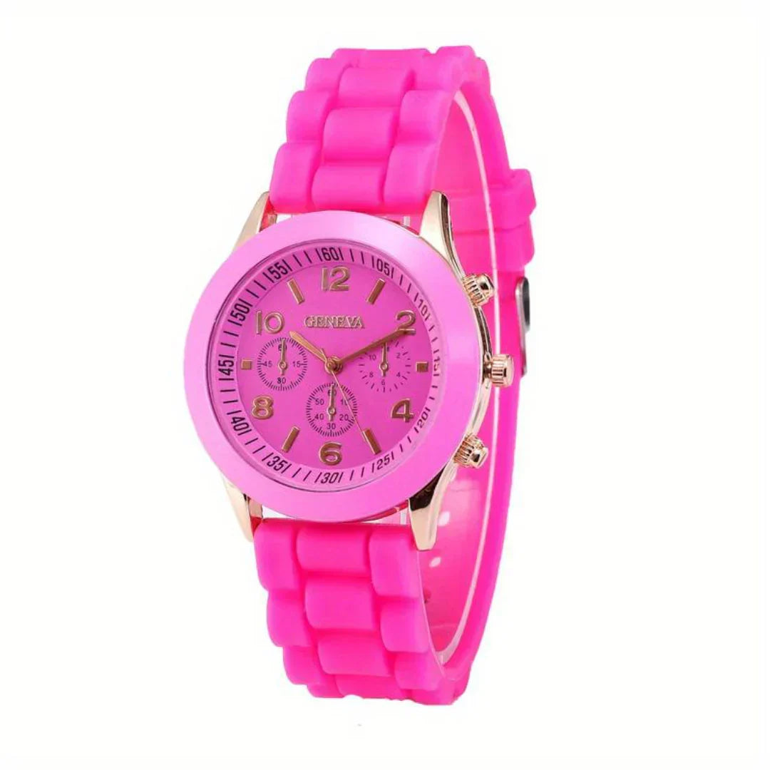 Classic Casual Silicone Quartz Watch