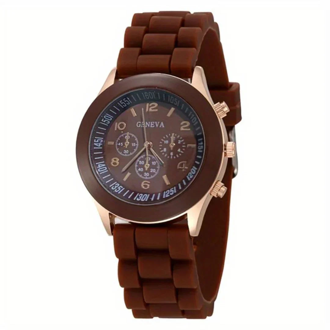 Classic Casual Silicone Quartz Watch