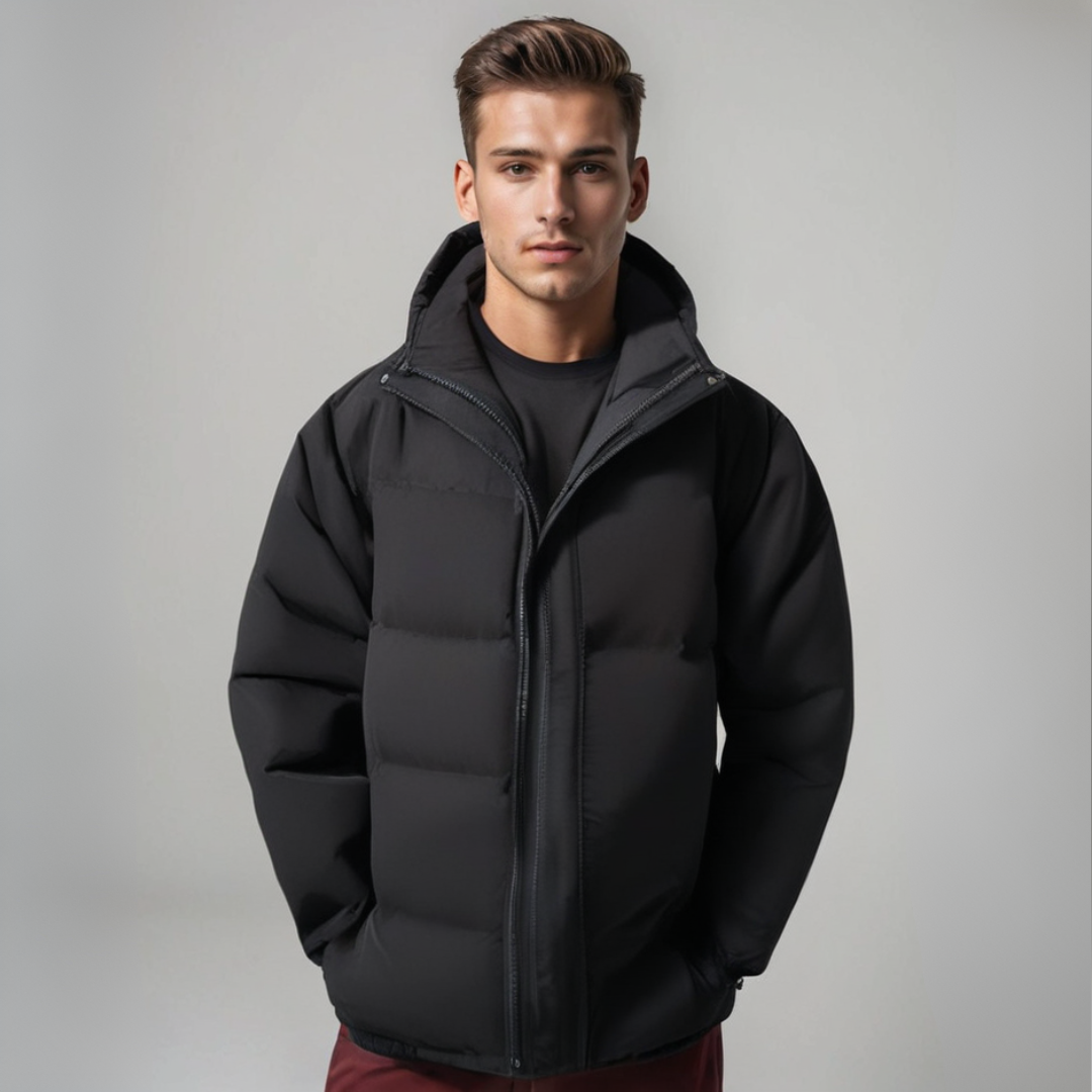 Classic Design Warm Hooded Jacket