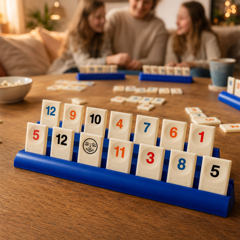 Classic Family Number Tile Game for 2-4 Players – Tactical & Strategic Board Game